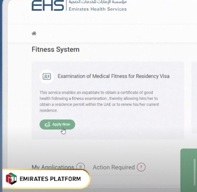 Steps to Book appointment for Emirates Medical Test